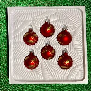 Vintage Glass Ornaments Christmas Trimmeries by Bradford Novelty Company